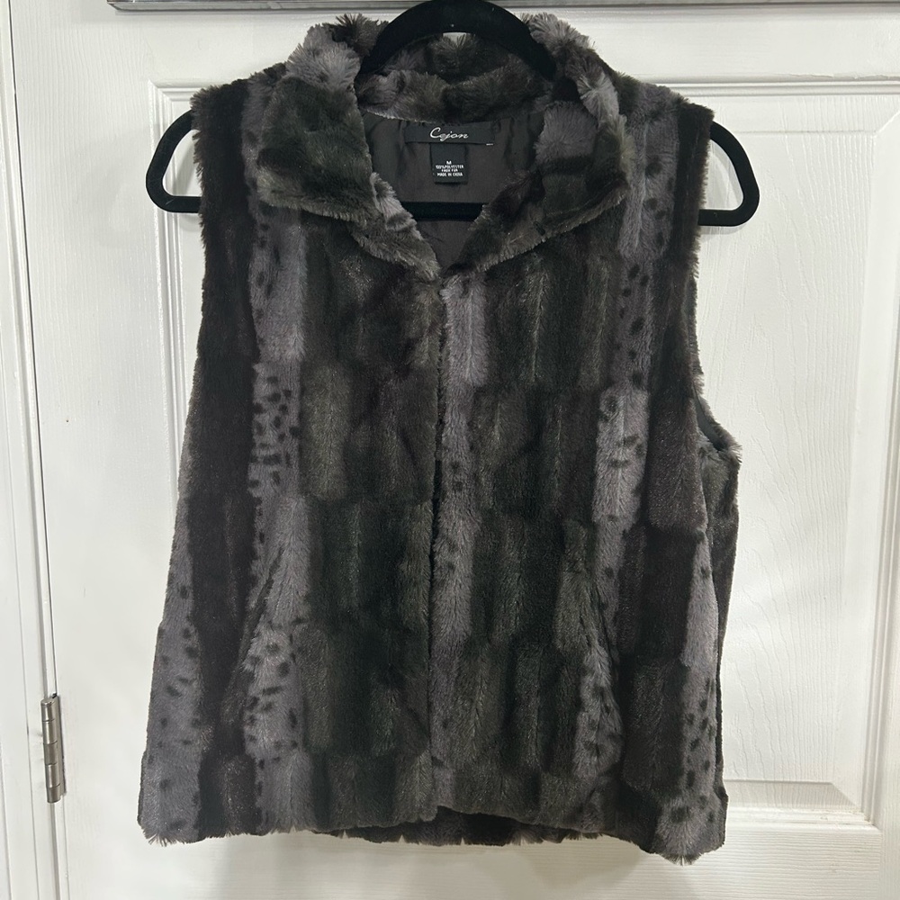 Cejon faux fur vest